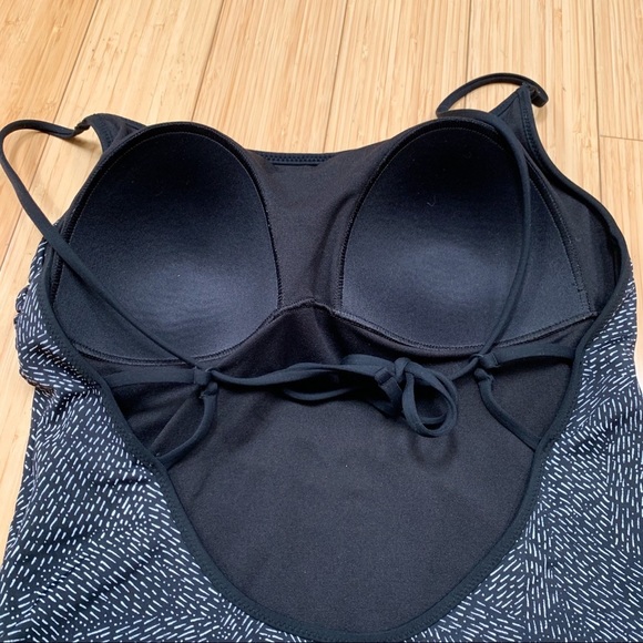 Athleta Black Sands One Piece Bathing Suit, L. - Picture 6 of 8